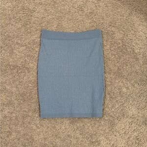 Ribbed Pencil Skirt